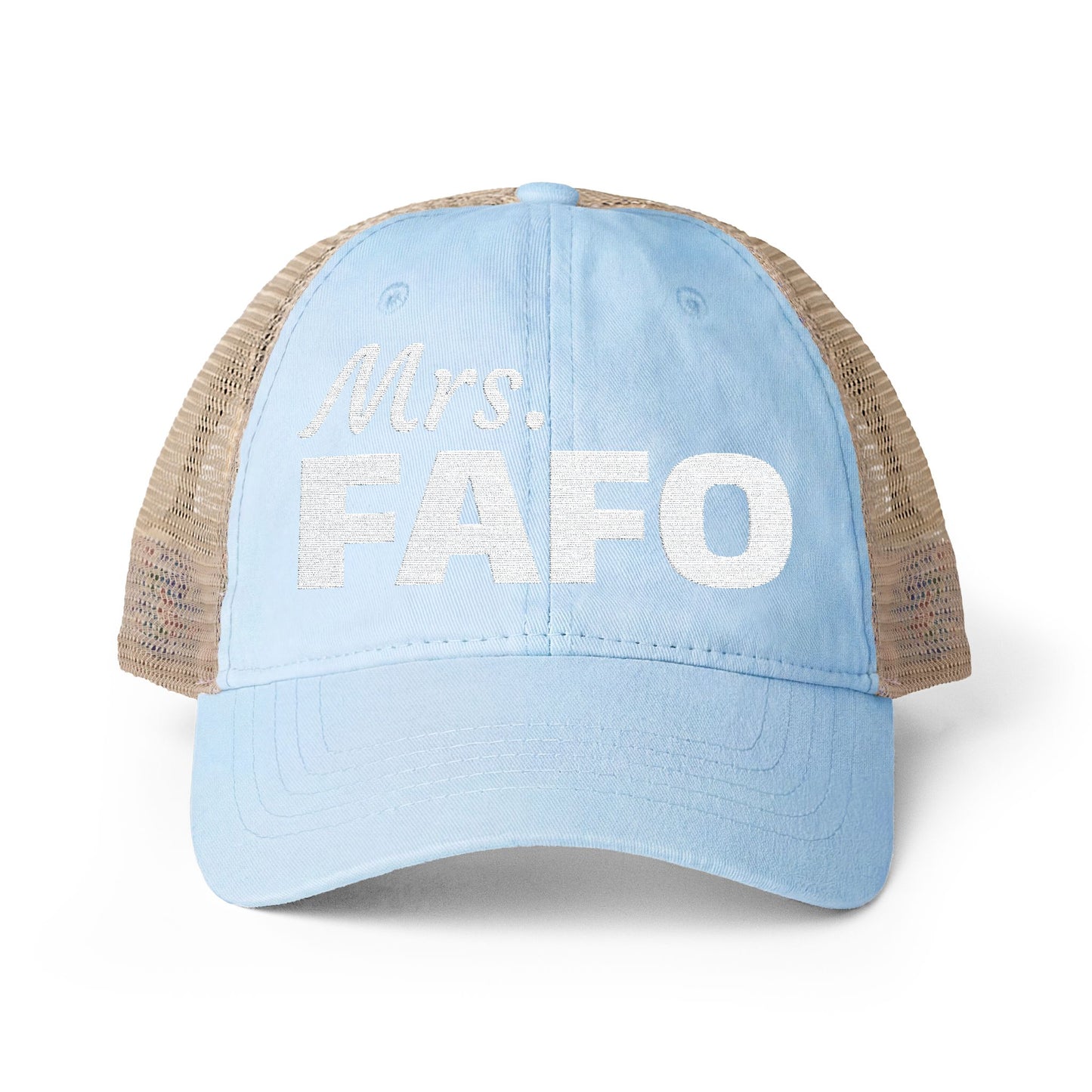 Women's Washed Mesh-Back Cap | Mrs. FAFO