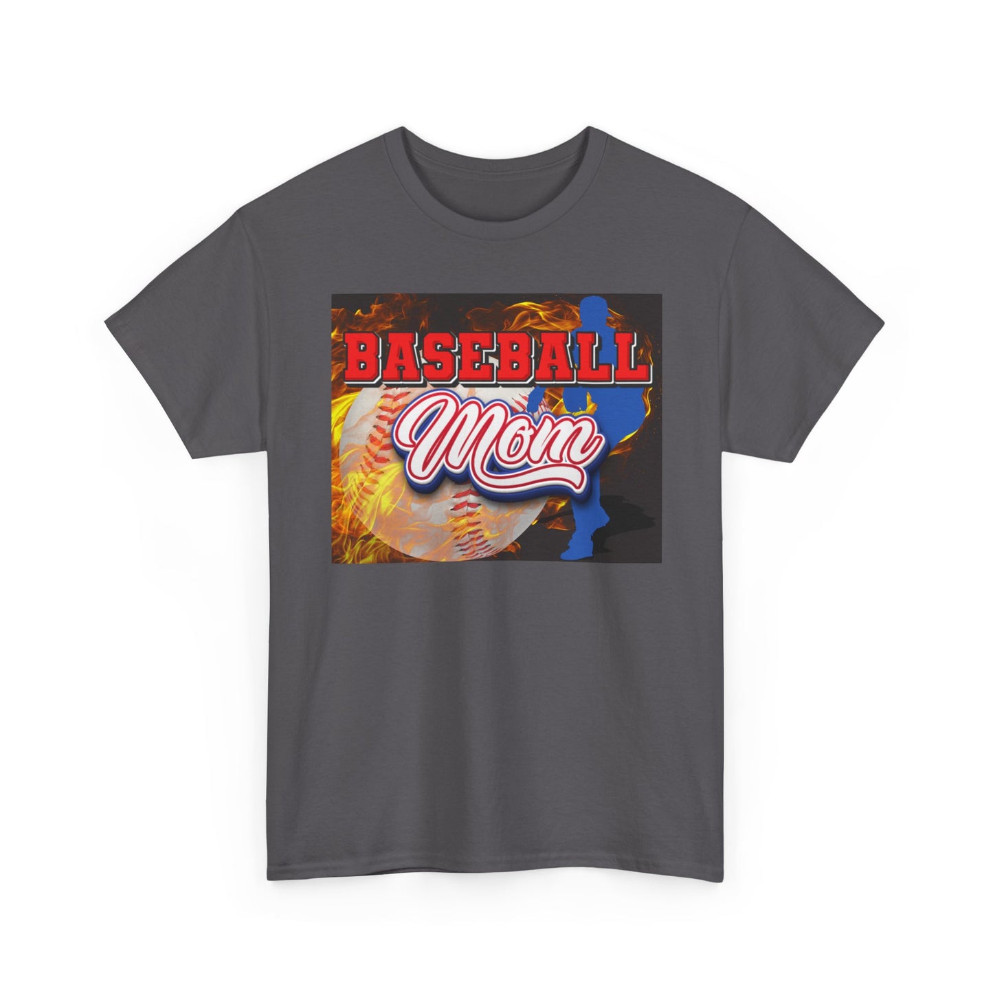 Baseball Mom T-Shirt — Graphic Baseball Mom Tee for Game Day