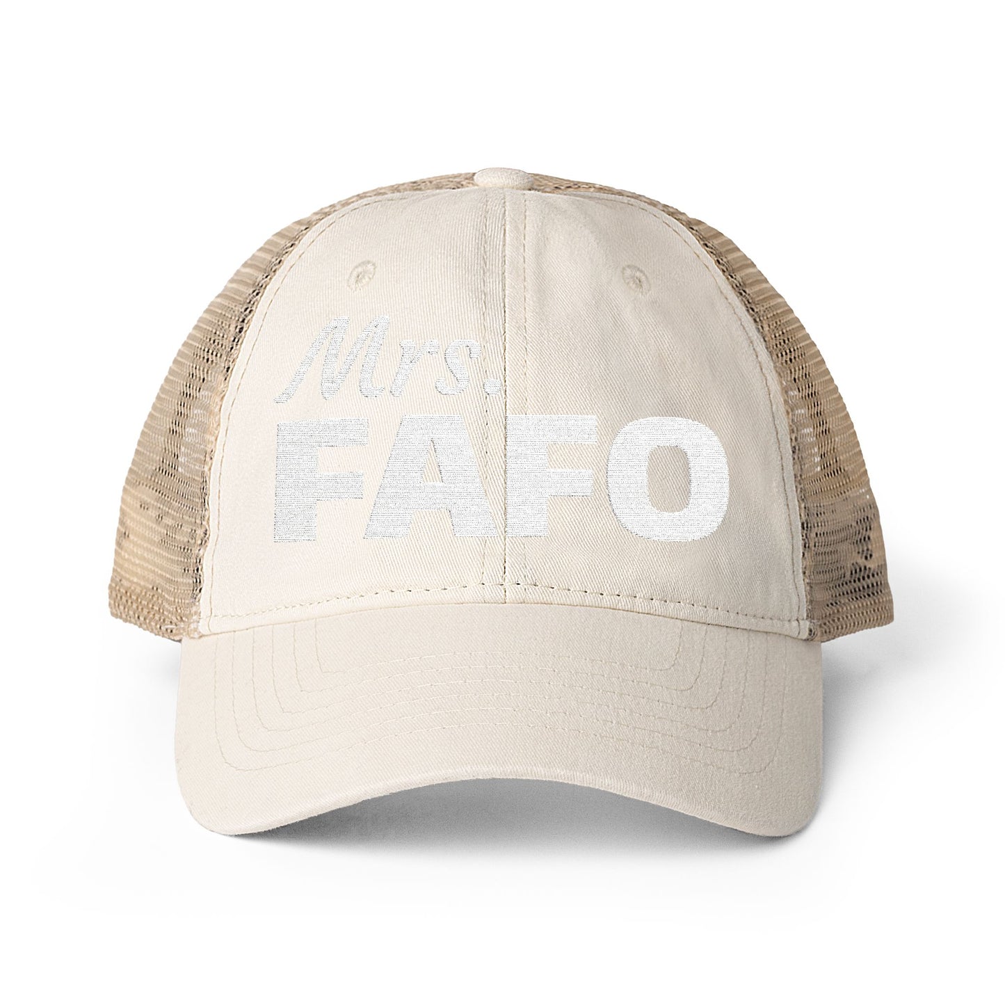 Women's Washed Mesh-Back Cap | Mrs. FAFO