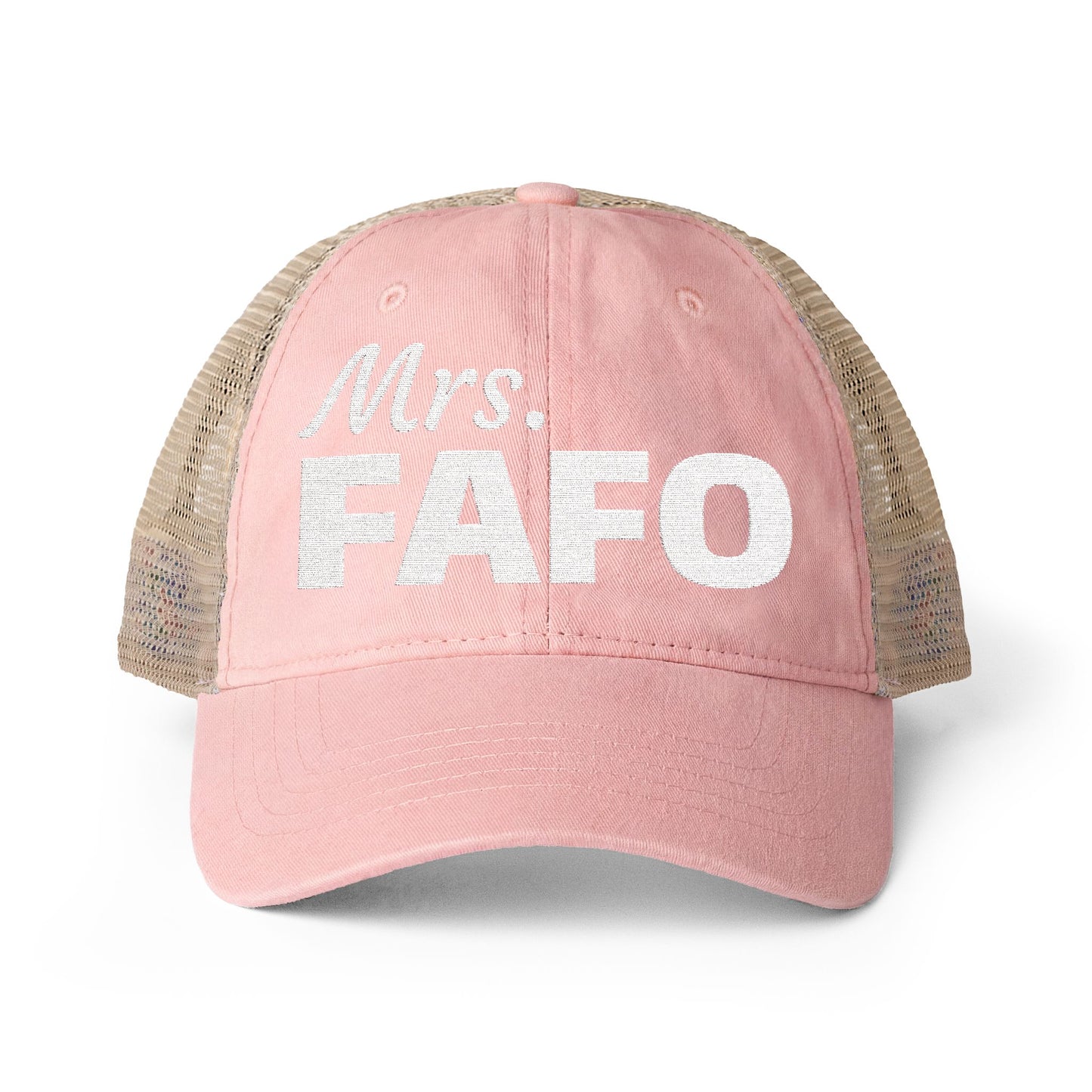 Women's Washed Mesh-Back Cap | Mrs. FAFO