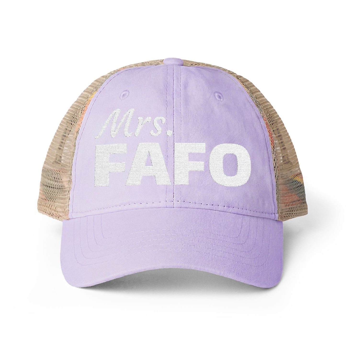 Women's Washed Mesh-Back Cap | Mrs. FAFO