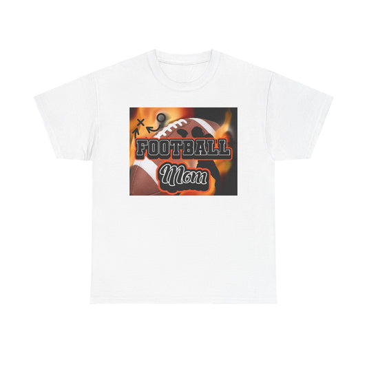 Football Mom T-Shirt – Proud Mom Graphic Tee (‘Football Mom’ Design)