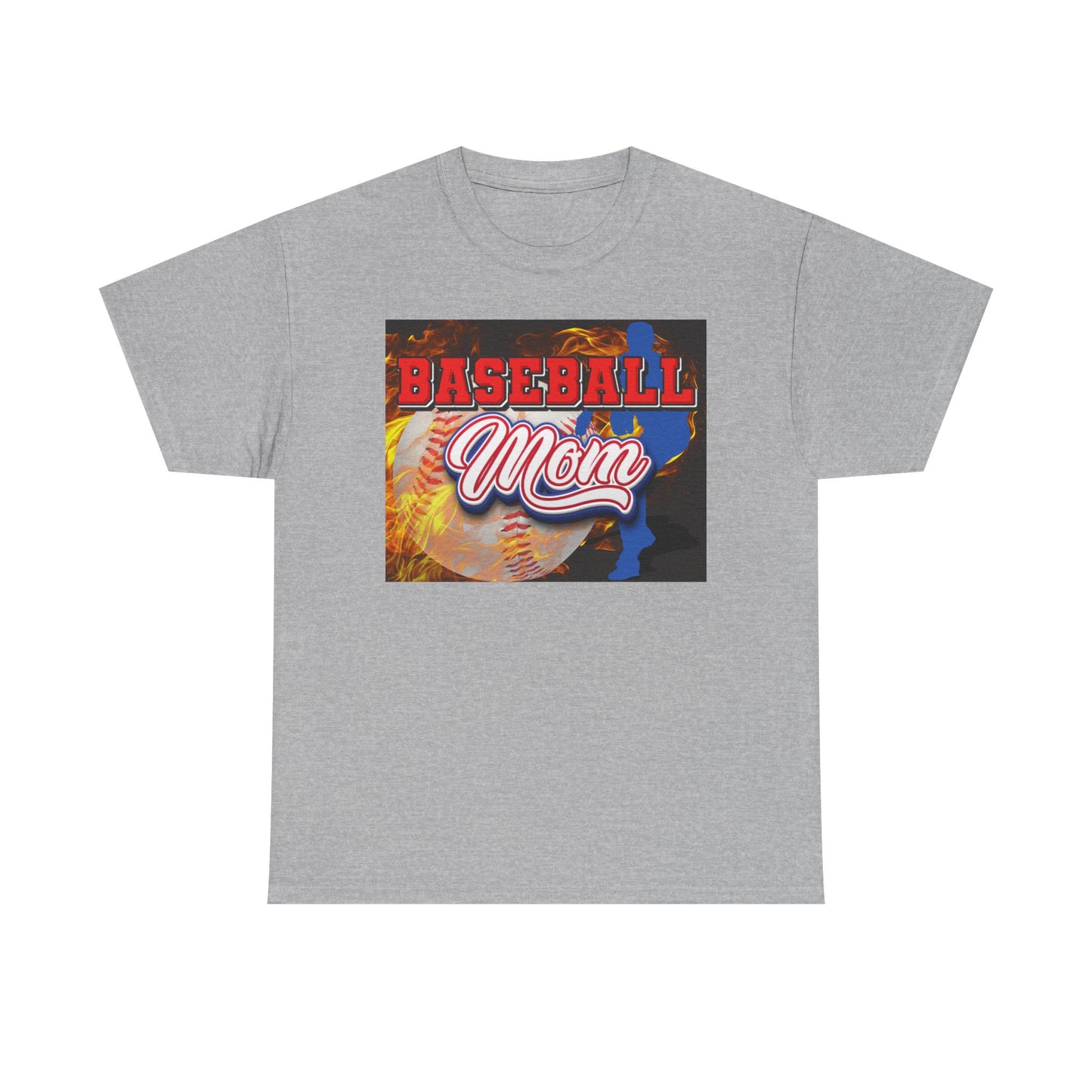 Baseball Mom T-Shirt — Graphic Baseball Mom Tee for Game Day