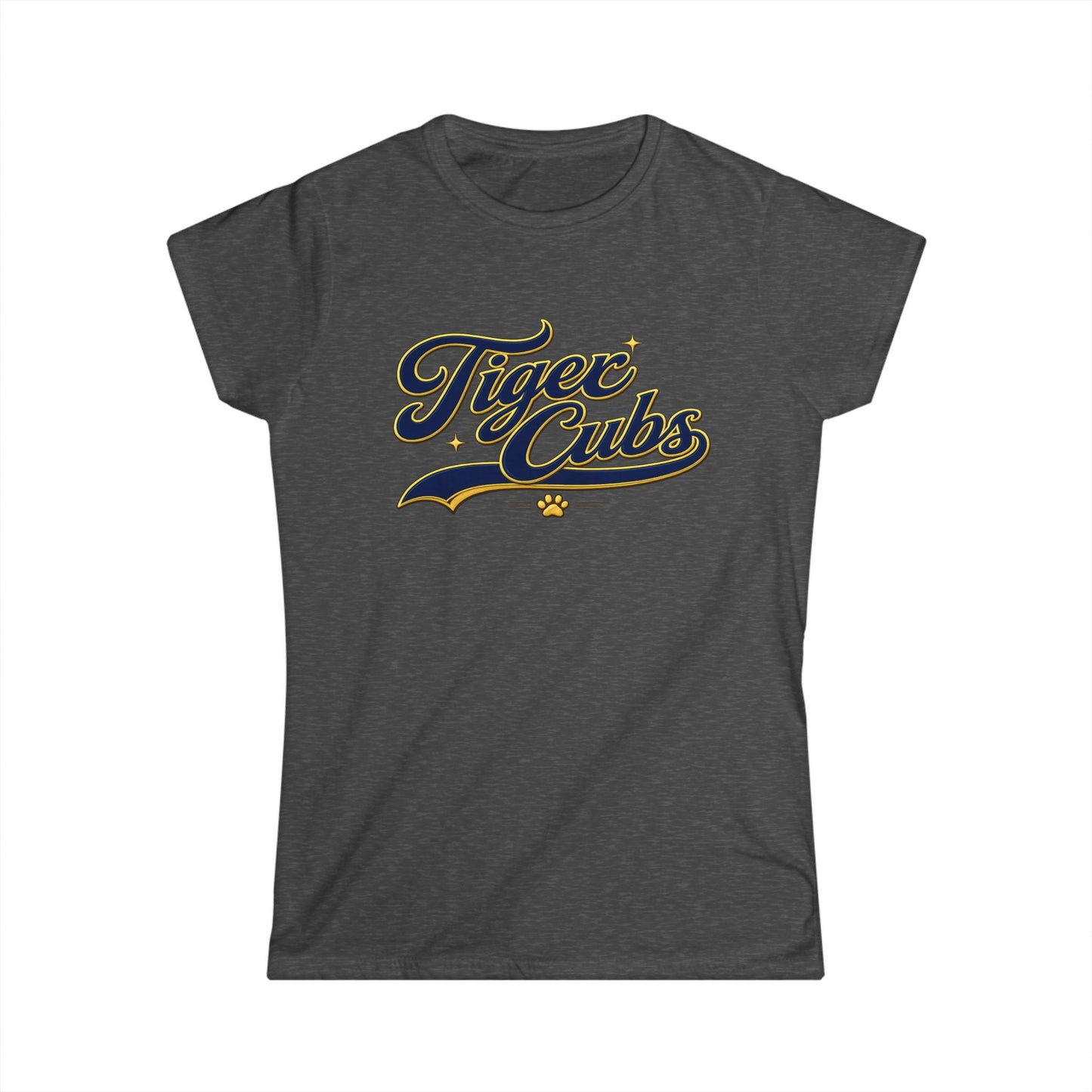 Tiger Cubs Graphic Tee — Retro Script Women's Shirt