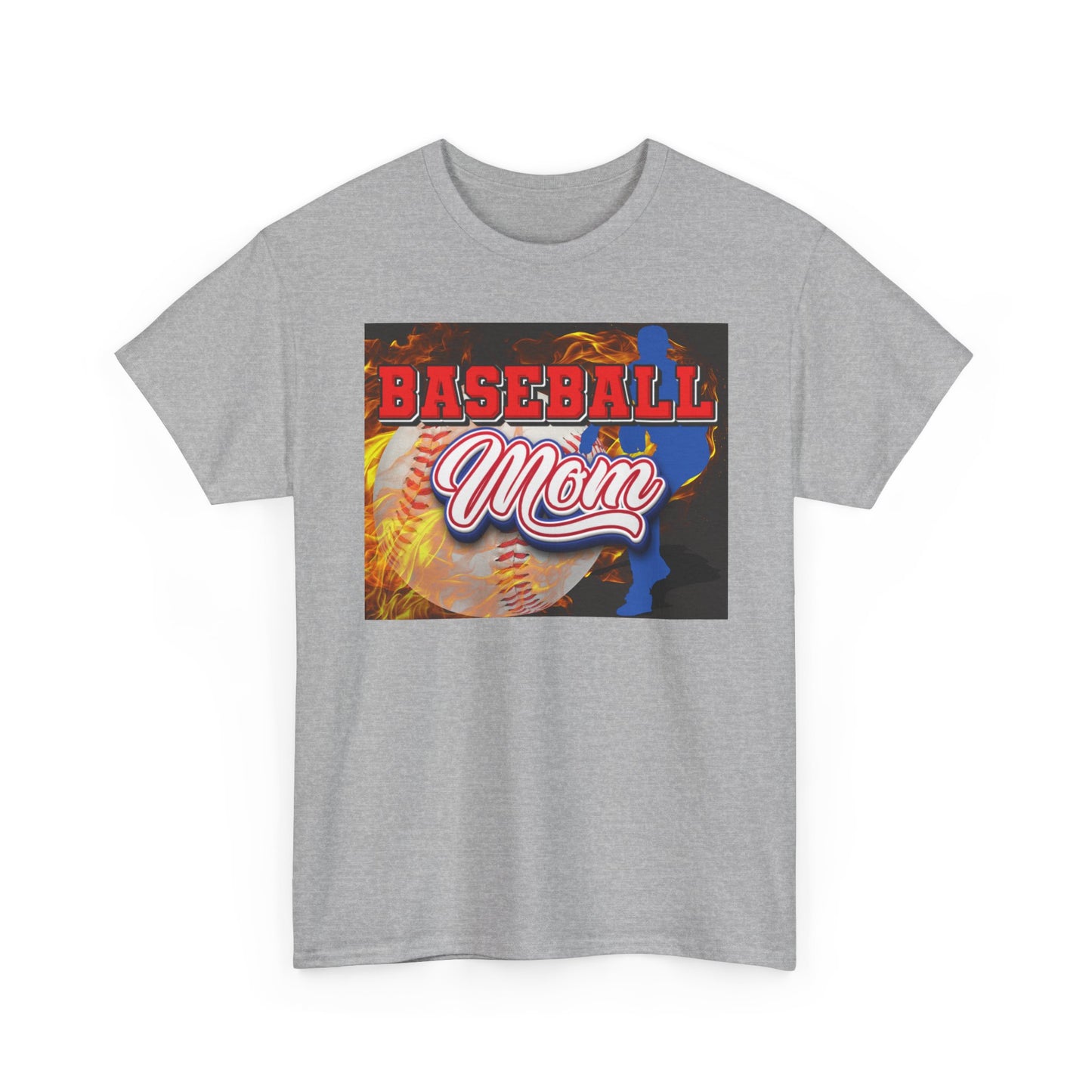 Baseball Mom T-Shirt — Graphic Baseball Mom Tee for Game Day